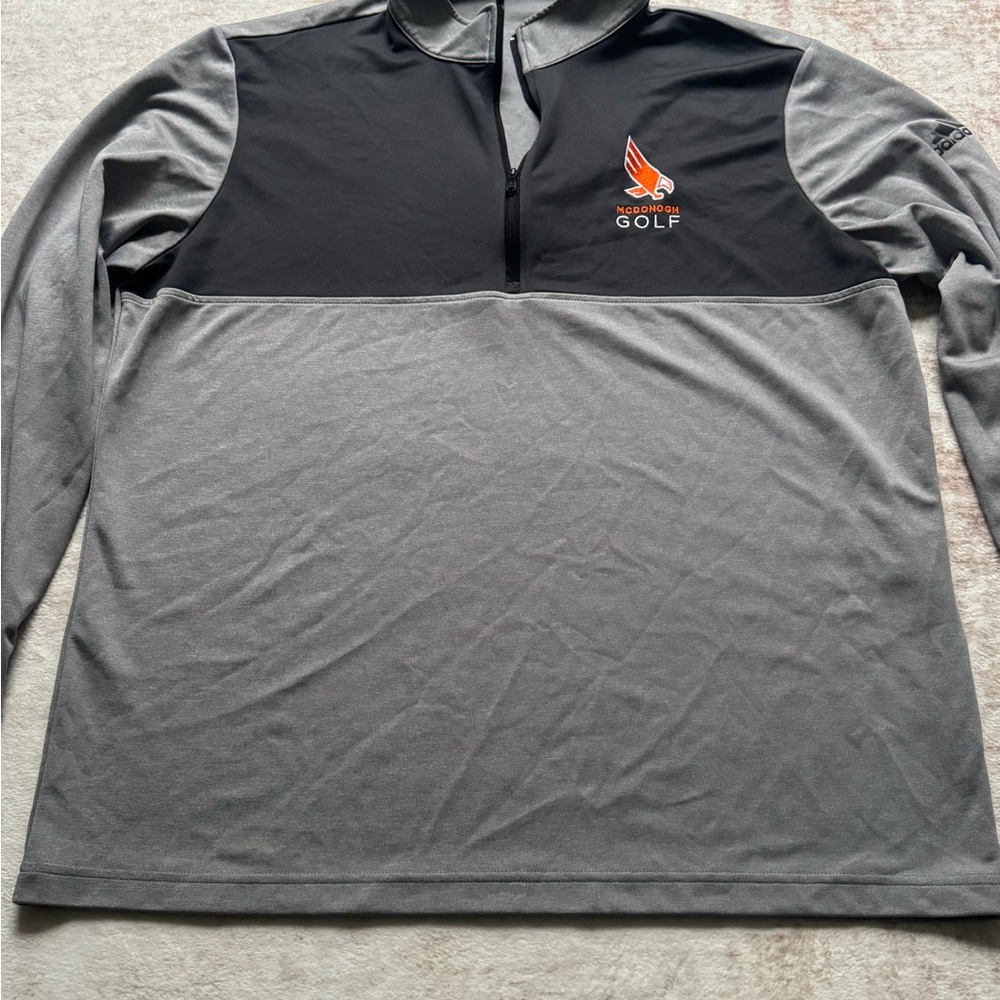 Nationally Ranked McDonogh School Team Issued Adidas Golf 1/4 Zip Sz L